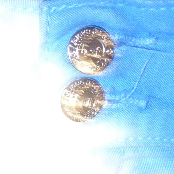 LEI Ashley LOW RISE Red, White, and Blue Tie-Dyed Denim Shorts Sz 17 - Picture 2 of 13